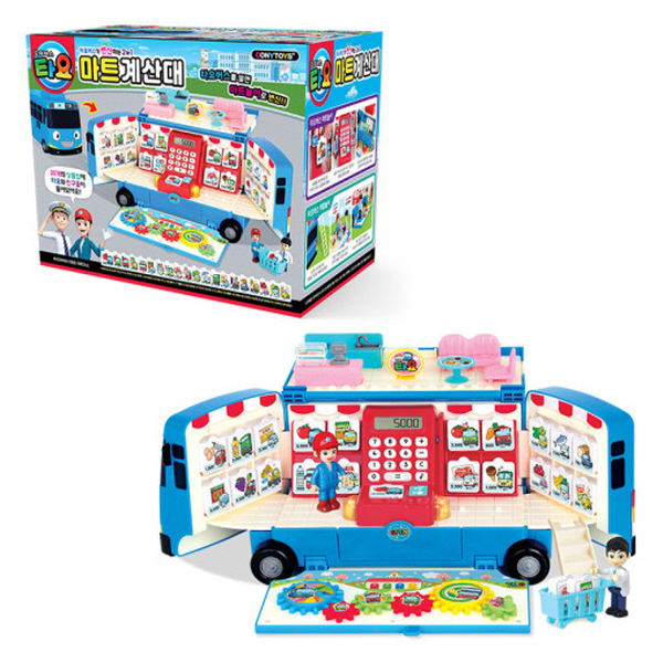 코니스 타요 2in1 변신 계산대 마트버스