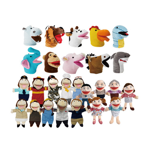 뚜시베베 입벌리는 손인형 3종 세트