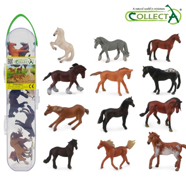 컬렉타 교육 세트 미니 말 12종