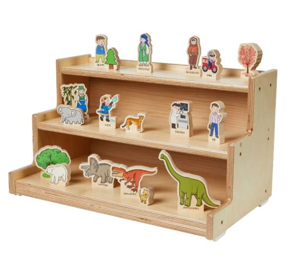 모형블록정리장A(자작합판)