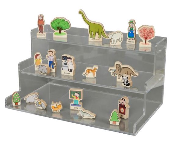 모형블록정리장B(투명아크릴)