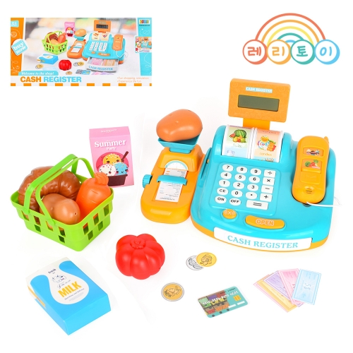 레인보우리퍼블릭 장보기 계산대 놀이 C형 11pcs